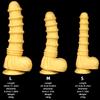 Golden Horse Dildo Silicone Soft Anal Plug Masturbator Strap on Penis Sex Toys Big Dick Realistic Cock Fisting Slave BDSM
