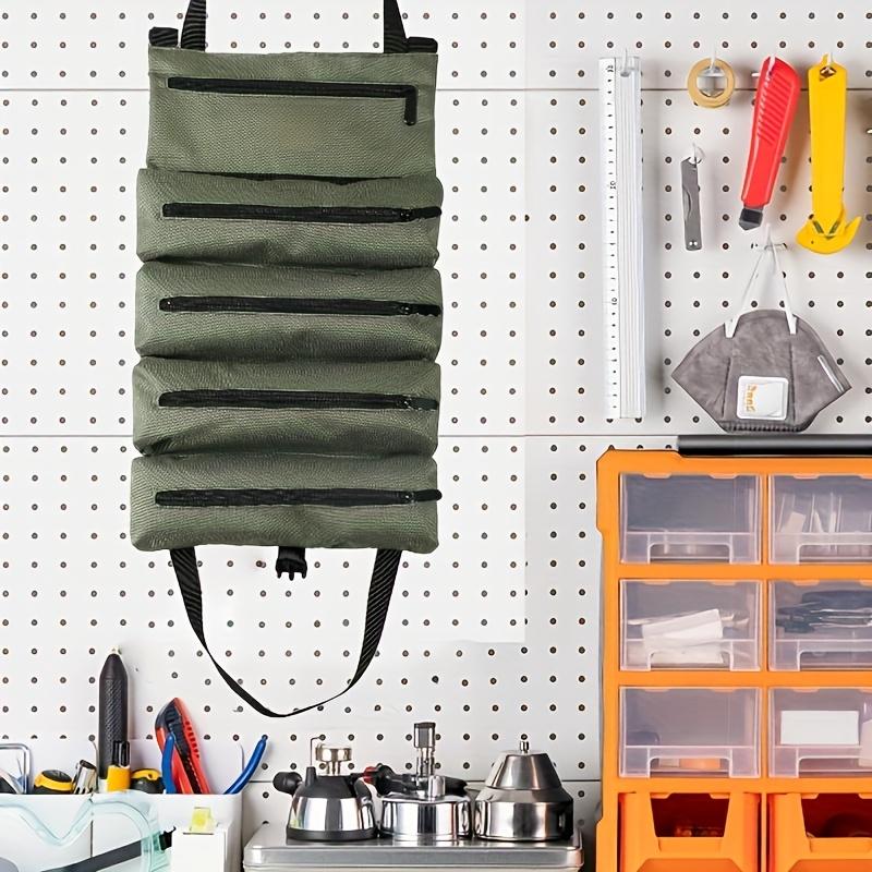 Heavy Duty Army Tool Roll-Up Bag – Durable Oxford Fabric Organizer For Mechanics Electricianstrucks  Handymentool Bag