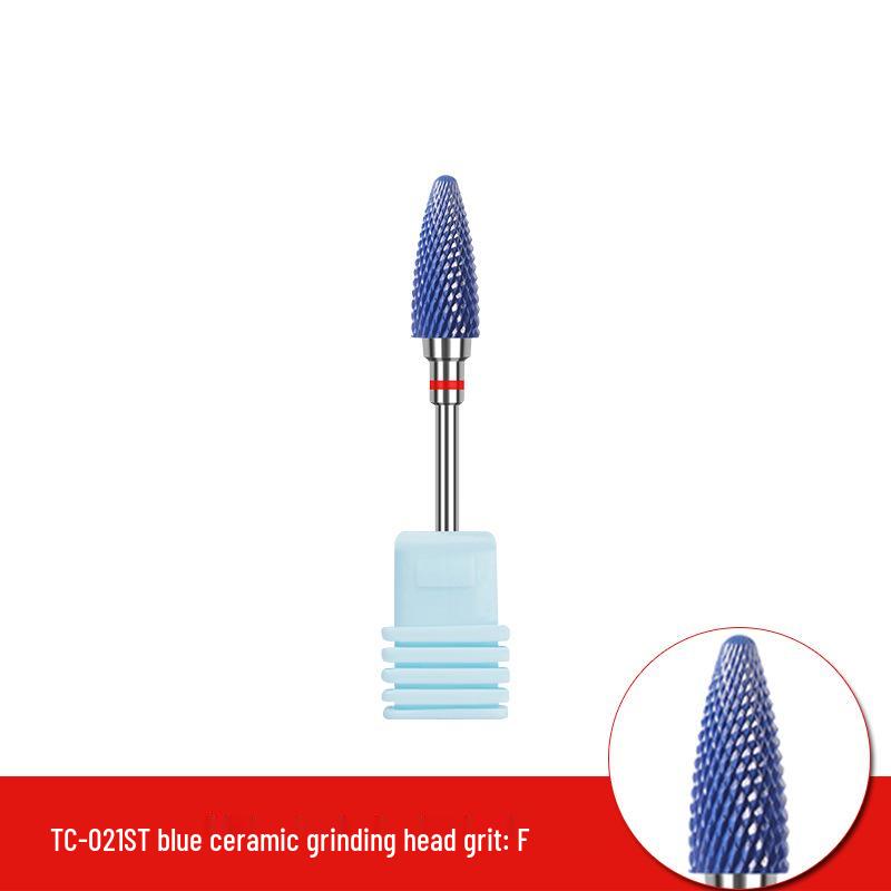 Single Bullet-Shaped Ceramic Nail Grinding Head 2.35