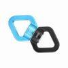 30KN Climbing Yoga Swivel Safety Rotational Device Rotator Multi function Connector(blue&black)