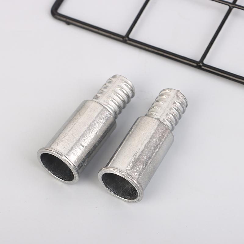 2Pcs Broom Extension Pole Adapter Tips Metal Threaded Handle Tips End Adapter Repair Kit Connector Handle Extension