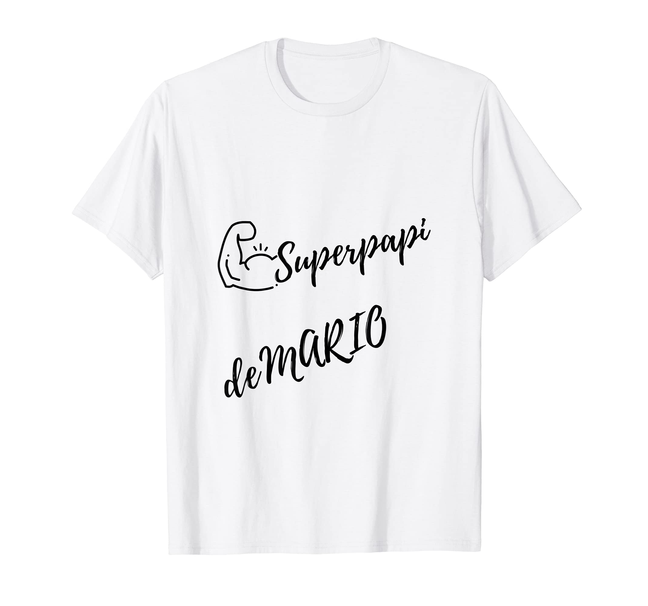 

Super Papi Mario Personalized 202 Birthday Gift T-Shirt білий