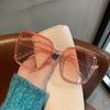 Square Sunglasses Woman Retro Vintage Gradient Sun Glasses Female Clear Lens Uv400 Protection  Glasses Women
