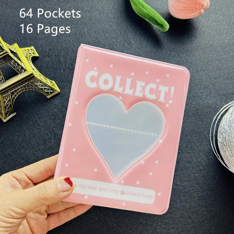 3 inch 64/160 Pockets Mini Photo Album Cartoon Album Photo Holder Book Collect Kpop Album De Fotos Kpop Photocard Binder