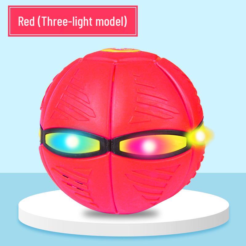 Elastic Magic Flying Saucer: Foot-Powered Transforming Stomp Ball Toy for Kids – Outdoor Sports & Educational Fun