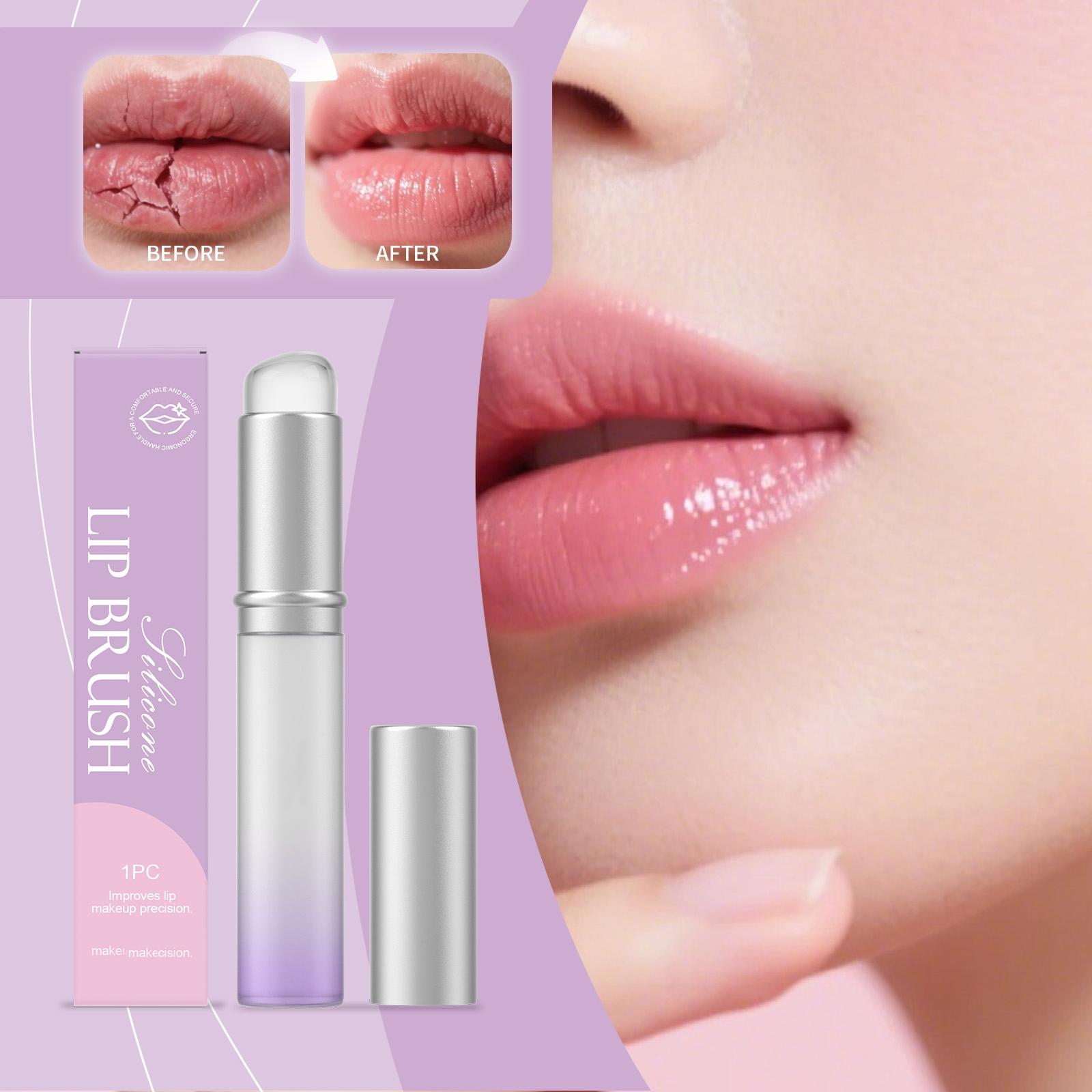 

Silicone Lip Brush Evenly Applies To Lips. The Product Is Comfortable To Hold, Easy To Clean. One Size фиолетовый
