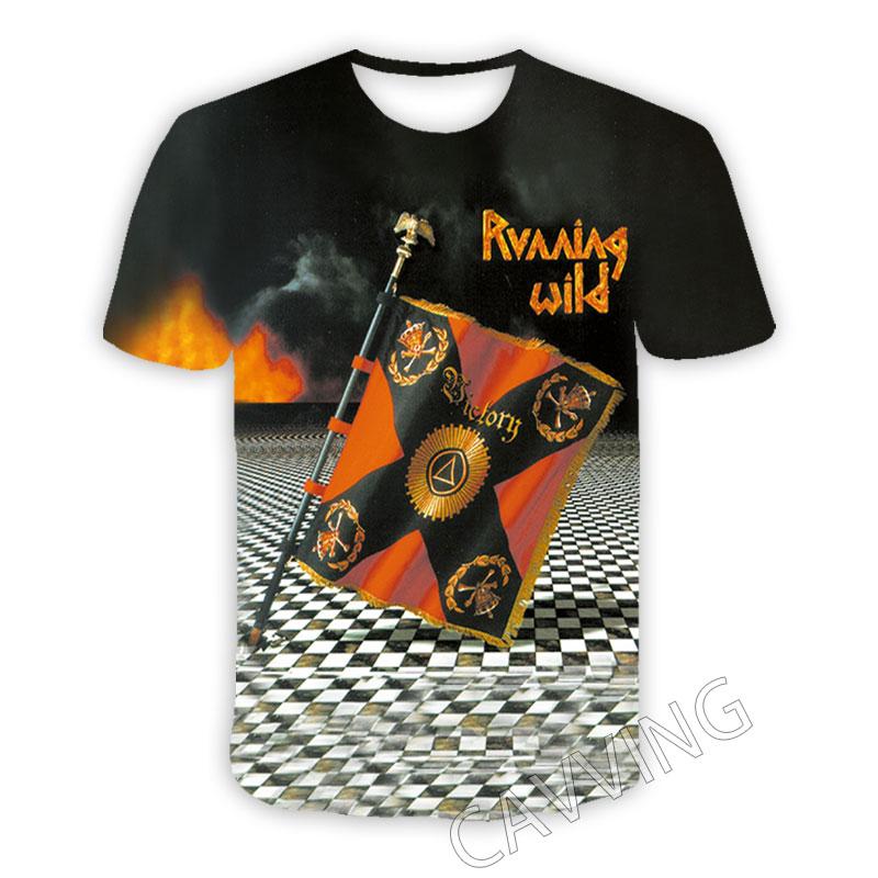 New Fashion Women/Men's 3D Print Running Wild Rock Casual T-shirts Hip Hop Tshirts Harajuku Styles Tops Clothing