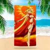 Cyberpunk Anime D-Demon Lord2099 Towel Microfiber soft Beach Towel for Travel Fitness Sauna Bathing Camping