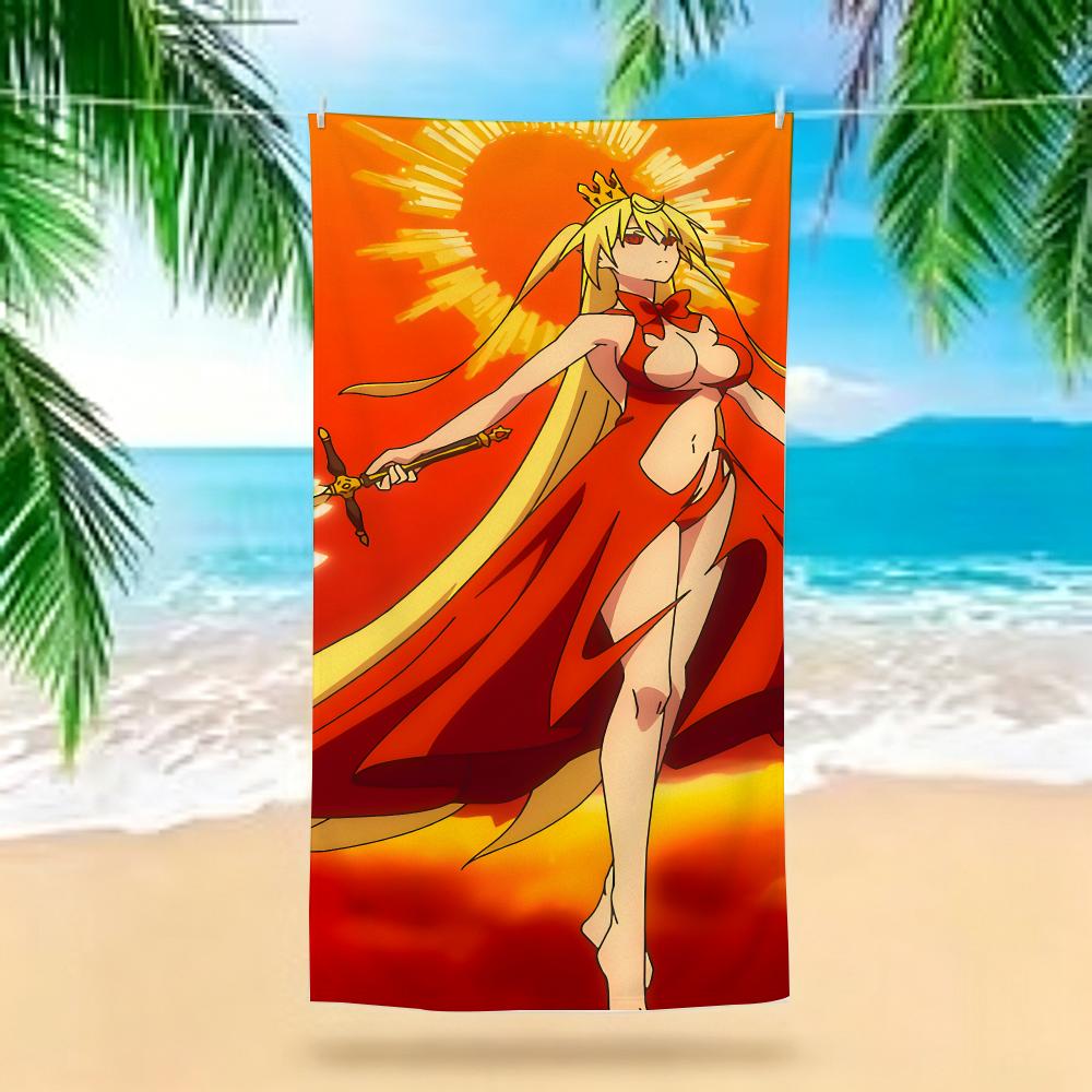 Cyberpunk Anime D-Demon Lord2099 Towel Microfiber soft Beach Towel for Travel Fitness Sauna Bathing Camping