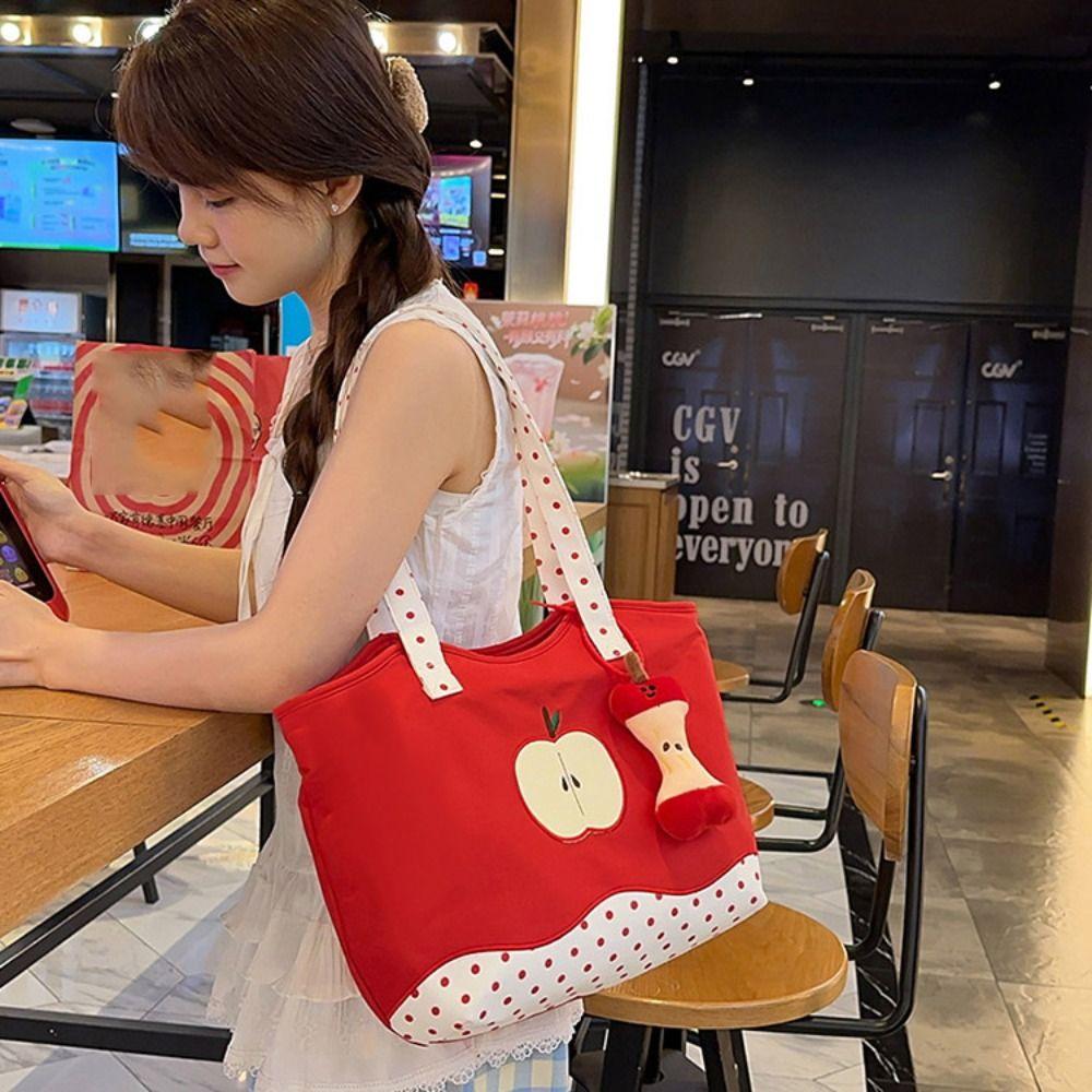 Message Bag Fruits Shoulder Bag Harajuku Nylon Tote Bag Waterproof Funny Handbag  Male