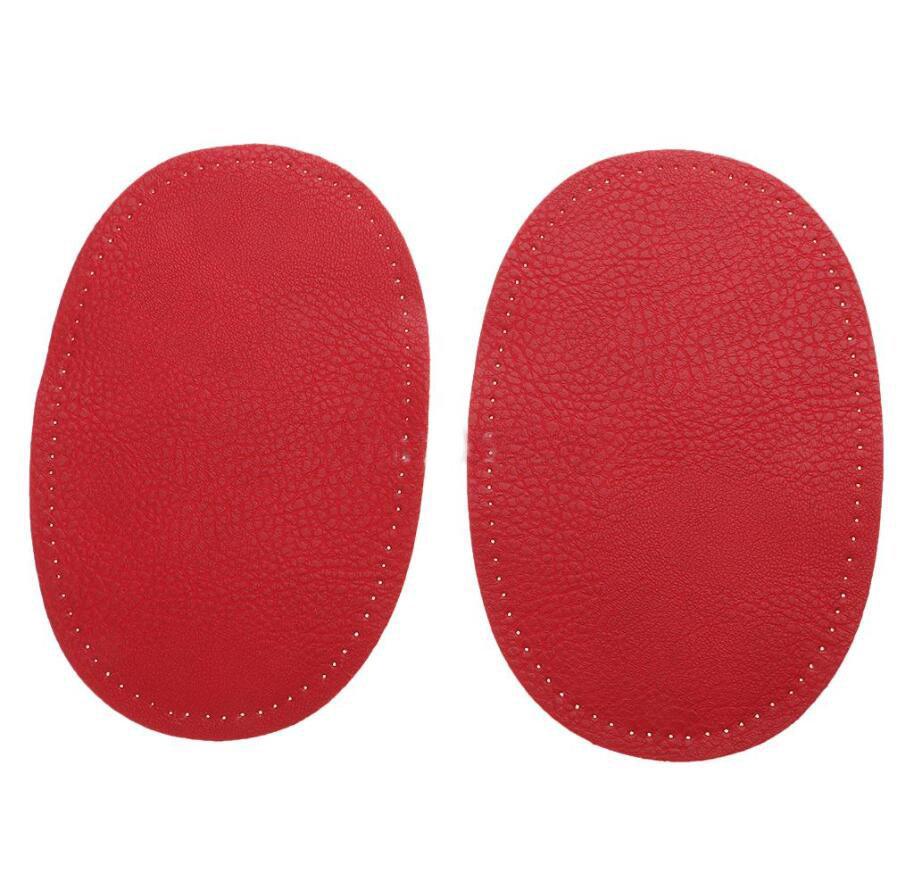 Robuster ovaler Ellenbogenflicken aus Kunstleder – handgefertigtes DIY-Accessoire