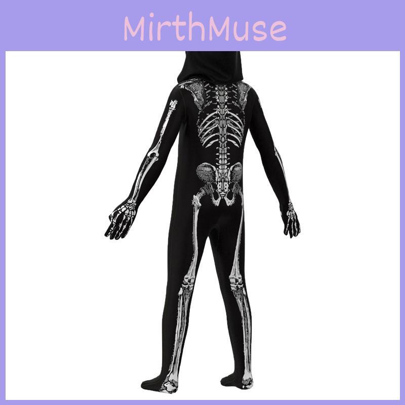 Children's Horror Skeleton One-piece Tights For Halloween And Cosplay Fun