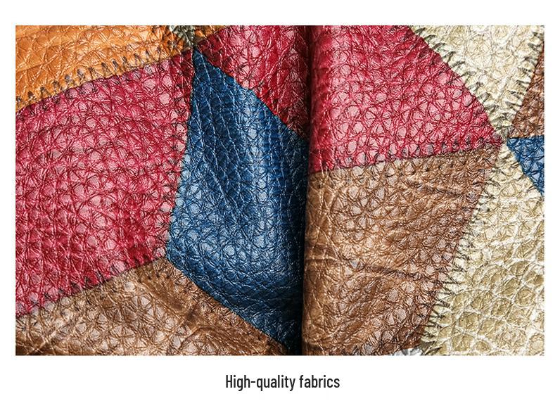 Trendy Color Block Women's Crossbody Bag with Multi-Zipper Design