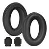 Earpads Protein Leather Ear Pad Ear Cushions Cover Memory Foam Earmuffs with Mic Form Cover for Aviation A10 Headsets
