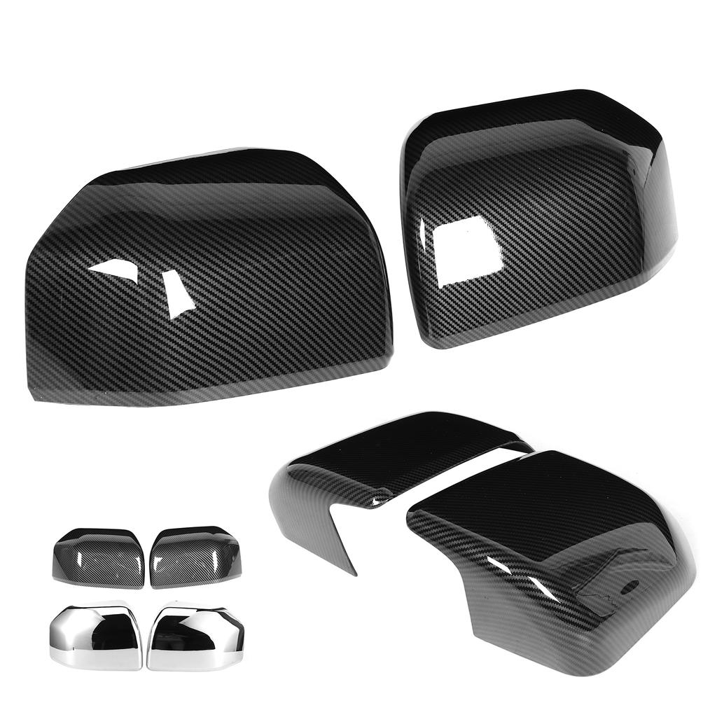 Car Rearview Mirror Cover Rearview Wing Mirror Cover Trim Frame Decor Bezel Fit for Ford F150 2015‑2020 Rearview Mirror Trim