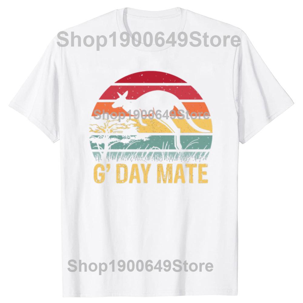 Funny Australian Australia Kangaroo Tshirts Men Womens Fashion Casual Tshirt 100 Cotton Loose Oversized T Shirt Summer