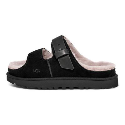 Zapatillas Clog Goldenstar Serie Recién Nacido Puerto Soufflé Sandalias de Diapositiva Simples Cómodas Zapatillas de Mujer Negro 1167611-BLK