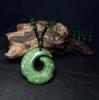 Exquisite Obsidian & White Jade Unisex Pendant Necklace