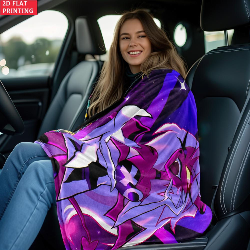 Anime Thin Flannel Blanket for Bedrooms,Living Rooms,Sofas Blankets,Offices,Lunch Breaks,Picnics,blankets Fluffy Blanket