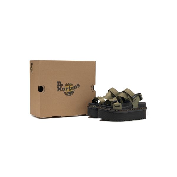 Dr. Martens Sandalias de Playa Cómodas Versátiles Sandalias Unisex Verde 31805357