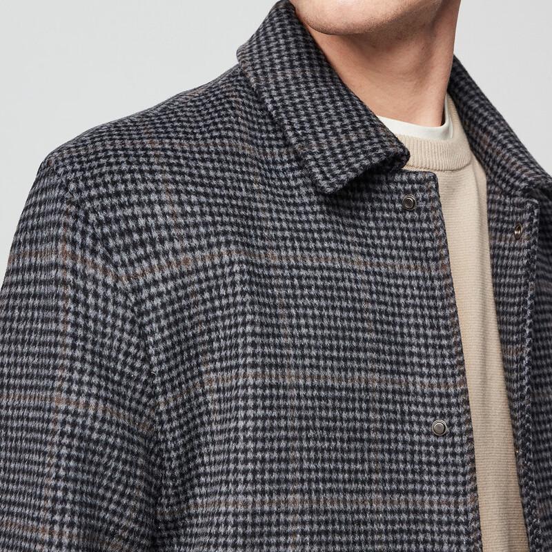 Hodo Men's 53% Wool Blend Casual Jacket