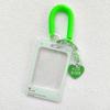 Card Note Storage Schoolbag Hook Transparent Card Holder Acrylic Crystal Card Holde Luggage Tag Hard Shell Anti-loss Card Case