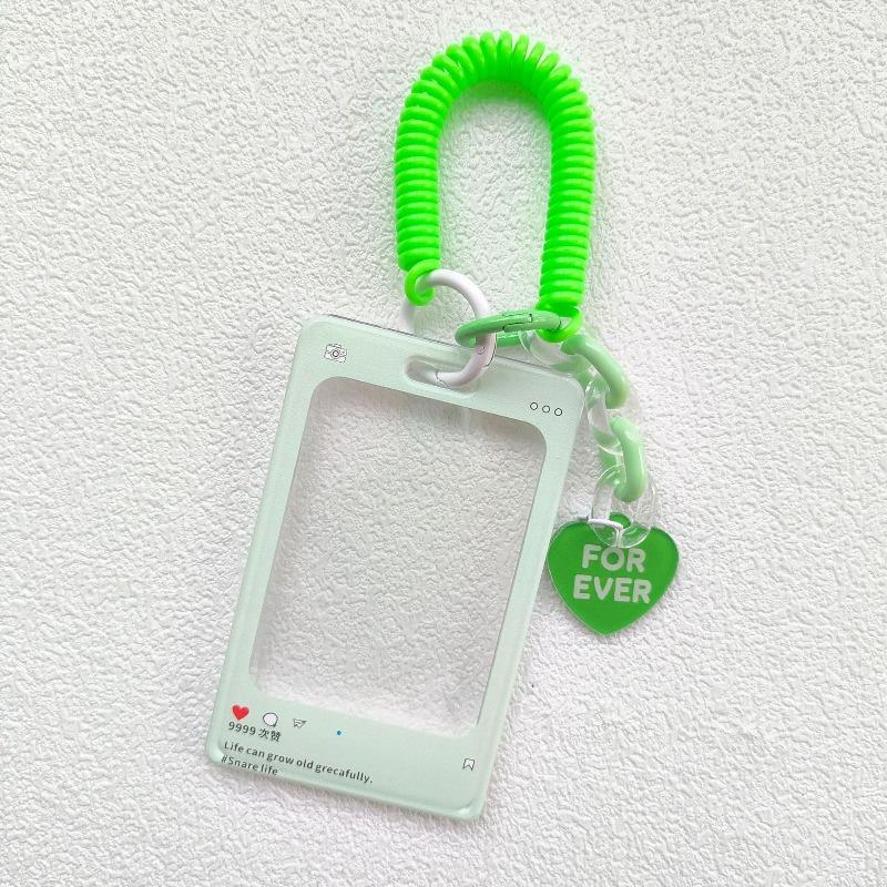Card Note Storage Schoolbag Hook Transparent Card Holder Acrylic Crystal Card Holde Luggage Tag Hard Shell Anti-loss Card Case