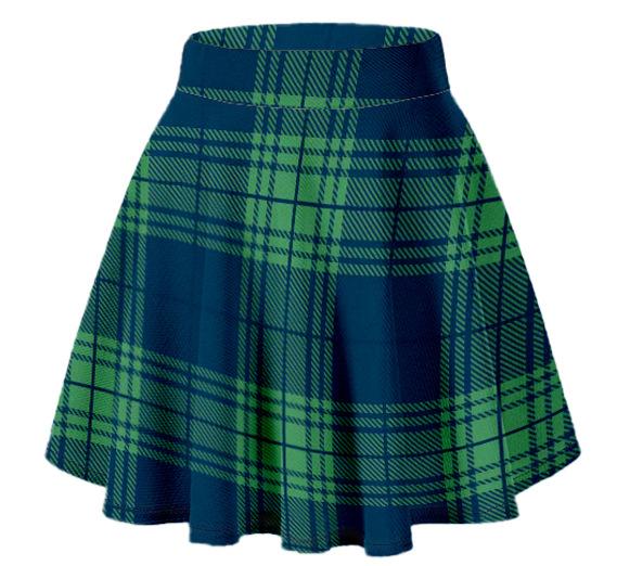 

WTEMPO Women s Basic Versatile Casual Stretchy Flared Pleated Mini Skater Skirt with Shorts 5XL темно-зеленого