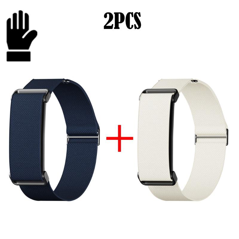 Sport Nylon Wristband + Armband Combo for Google Fitbit Air Integrated Metal Frame Strap Adjustable Sliding Buckle Sport Band