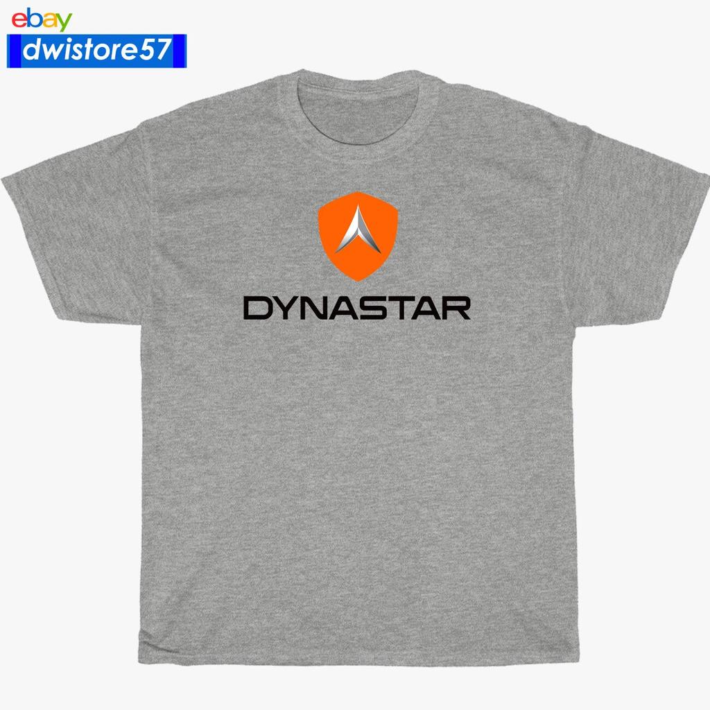 Nuova Maglietta Sci Dynastar Logo Blu Navy/Bianco/Grigio T-Shirt da Uomo S-5XL