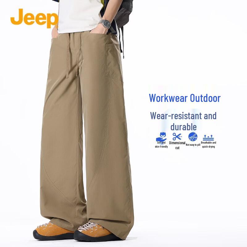 Jeep Men s Multi-Pocket Outdoor Cargo Hiking Pants 4XL