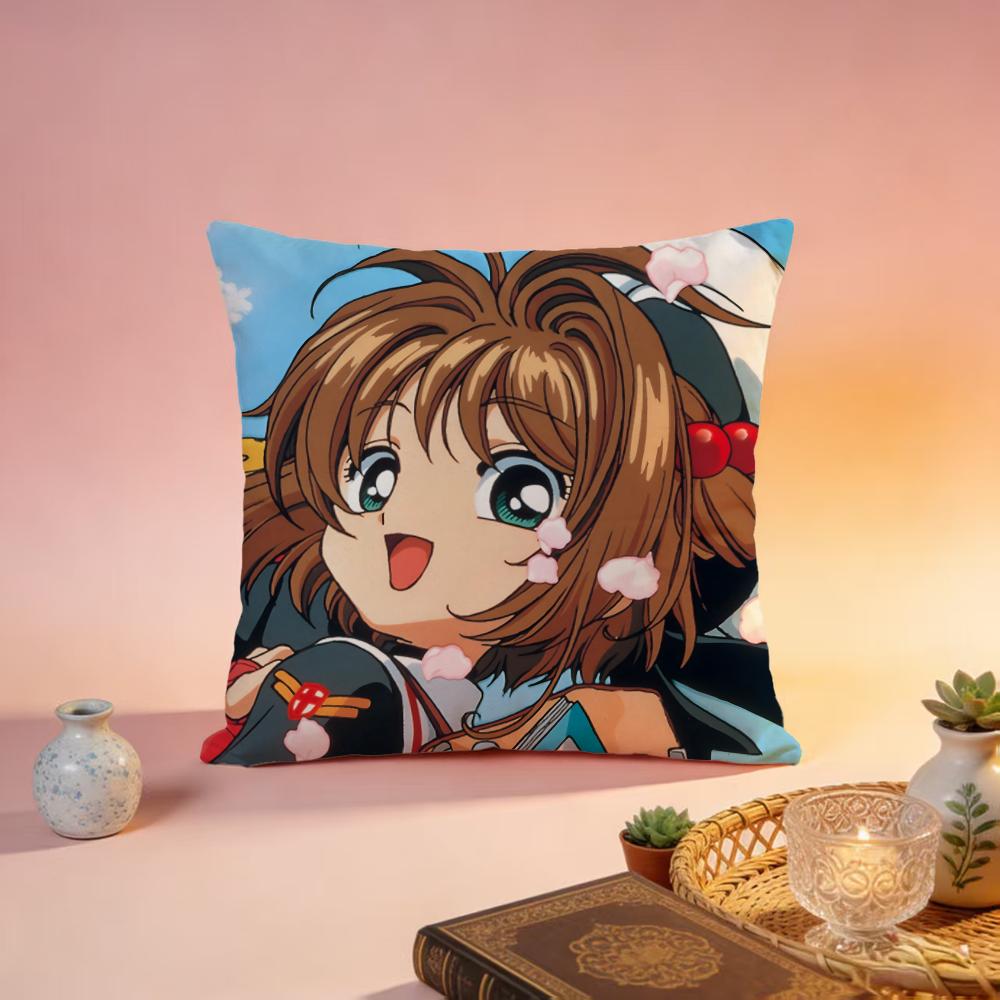Trending CCardcaptor Sakuraed Cushion Cover Premium SkinFriendly Pillow Case MultiPurpose for Home Office Travel