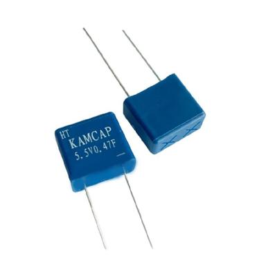 High Reliability 5.5V 0.47F EDLC Capacitors Low ESRs Rapid Charging Discharge Data Preservation Systems