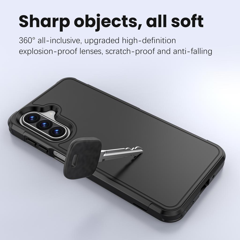 Coque antichoc et anti-poussière pour Samsung Galaxy A17 5G S25 FE A16 A15 A14 A55 A56 A54 A36 S24 Ultra S23 S22 Plus