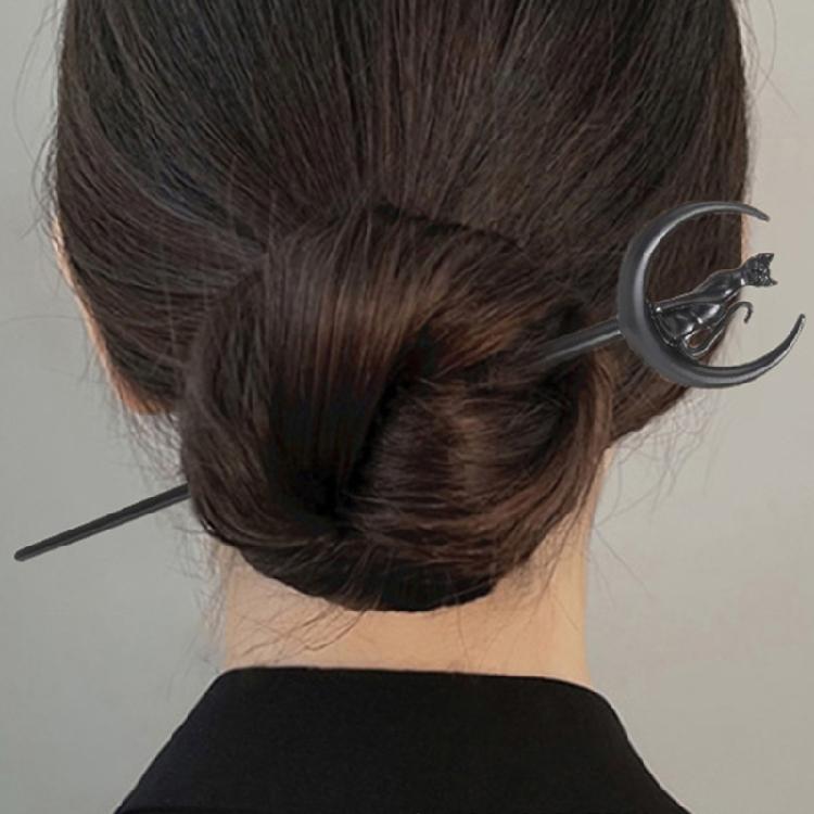 Halloween-Thema Mond Haarspange Vintage Haaraccessoire Verleiht dem Outfit einen Vintage-Touch Geeignet für verschiedene Veranstaltungen