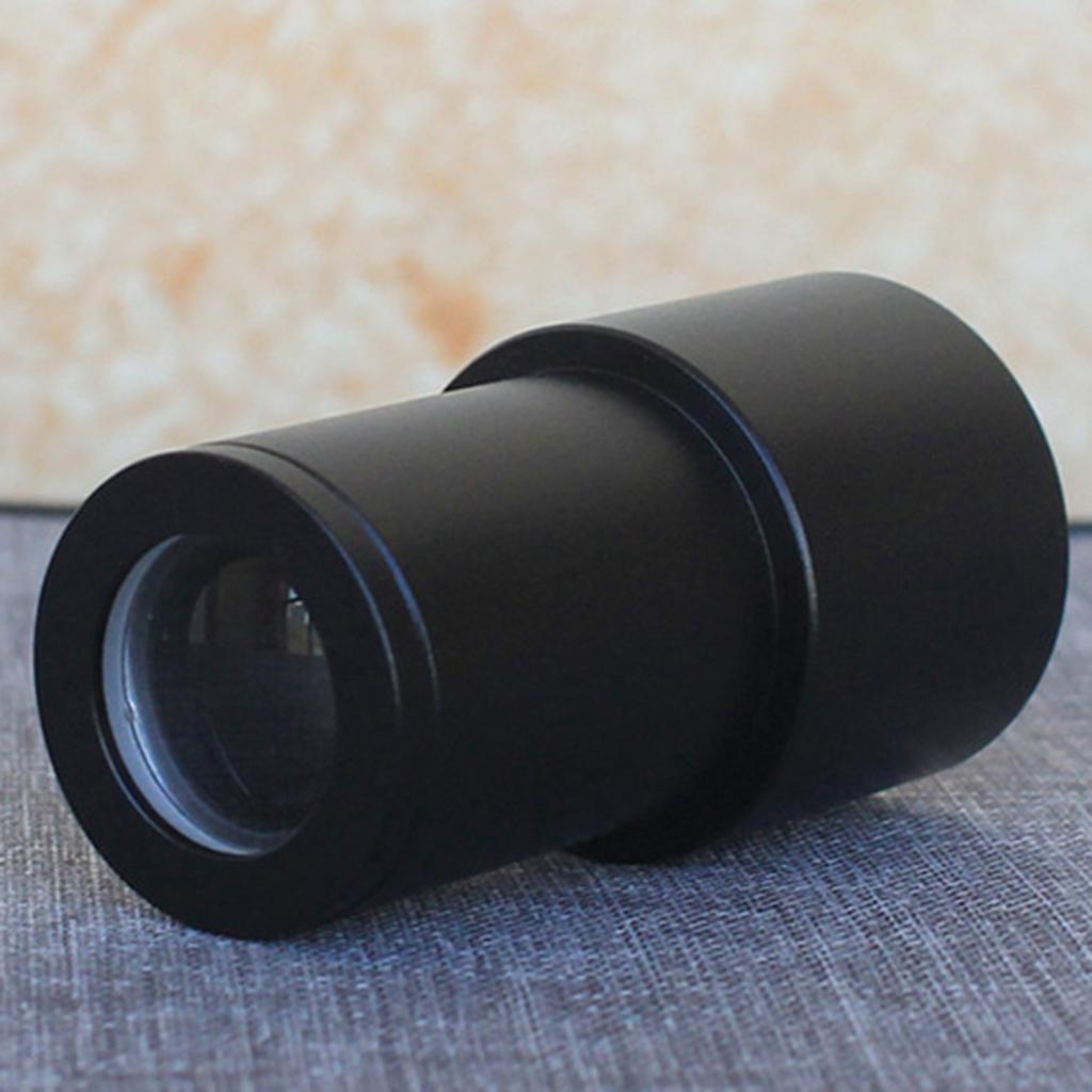 Full Metal Aluminum 2X Barlow Lens Microscope Accessories for 23.2mm Mount Port Biological Microscope Optical Glass Lens