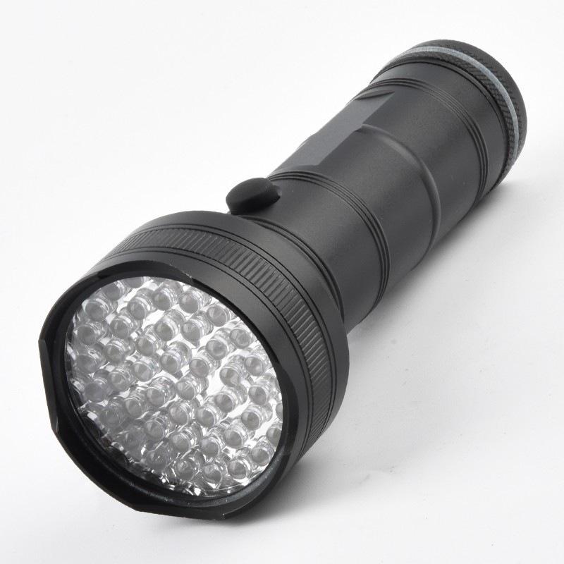 Zhongxin UV5 Handheld 100 LED Ultraviolet Scorpion Flashlight with Battery