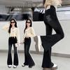Girls' Flared Jeans with Bow - Autumn 2025 Fashion