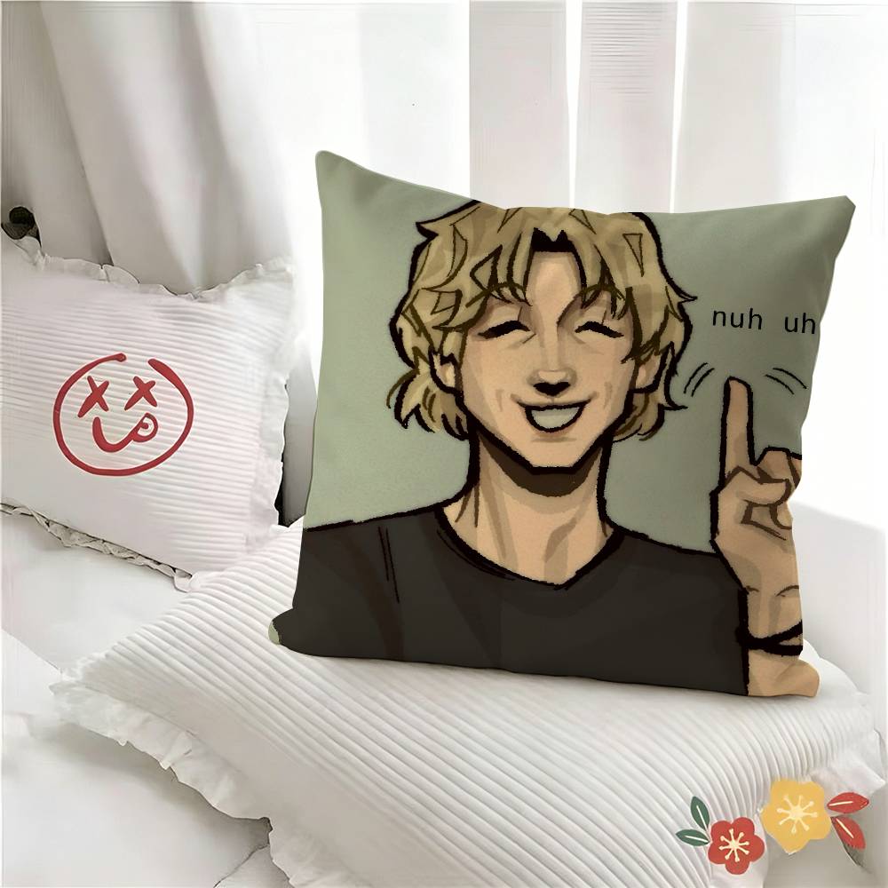 1pc Classic Movie Zero Day Fanart Pillow Case Fashion Square Pillowcase Bedroom Sofa Room Ins Decoration Leisure