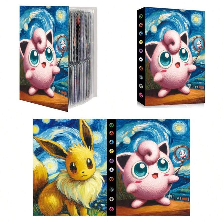 240 Card Album Book Game Card Holder Binder VMAX Game Card Collection Toys Gift (No Cards Included)