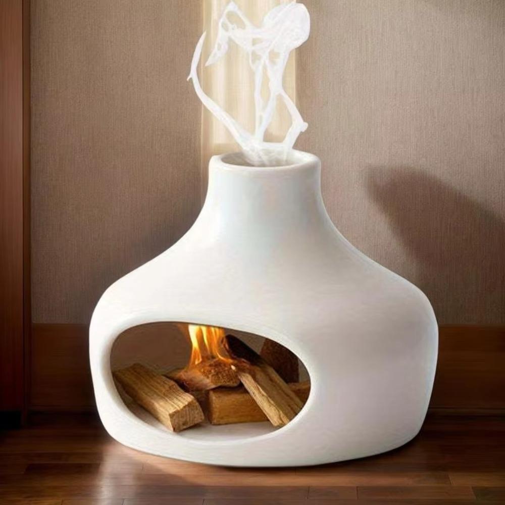 New Ceramic Ceramic Palo Santo Burner Handmade with Chimney Smudge Bowl Burner Decorative Sage Burner Home Decor