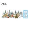 Reusable PVC Stickers Christmas Static Window Clings, Glass Stickers, Xmas Winter Snowflake Decals Festive Shop Display for Home Store Holiday
