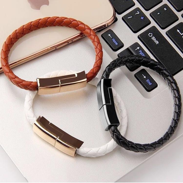 XJ-72 20cm USB To USB-C / Type-C Bracelet Charging Data Cable