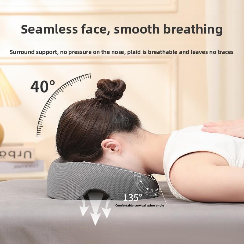 Ergonomie Polštář pro ležení Paměťová pěna Prodyšný Polštář pro opěrku hlavy Polštář na masáž těla Polštář na obličej pro kosmetický salon