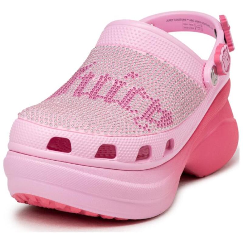 Juicy Couture X Crocs Bae Clog Comfortable and Simple Hole Shoes Women's Pink