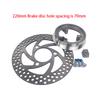 200&220mm Motorcycle Rear Drum brake disc with 70mm Hole Conversion Tightening Ring For 220mm Disc Electric Scooter E-bike Moped