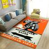 3D Retro Vintage Motorcycle Area Rug Large,Carpet Rug for Living Room Bedroom Sofa Decoration,Doormat Kitchen Non-slip Floor Mat