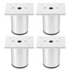 4Pcs Heavy Duty Adjustable Furniture Legs Metal Feet for Sofa Couch Dresser Cabinet Table Scratch Resistant Supports