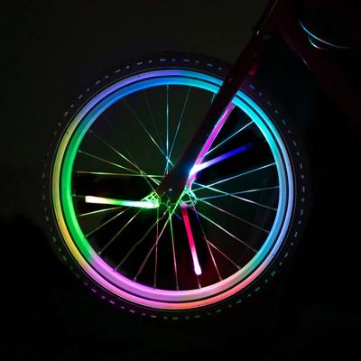 Brightz 3 Tube LED Bicycle Spoke Lights RGB Color Changing