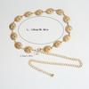 Bohemian Style Engraved Metal Waist Chain for Dresses and Jeans